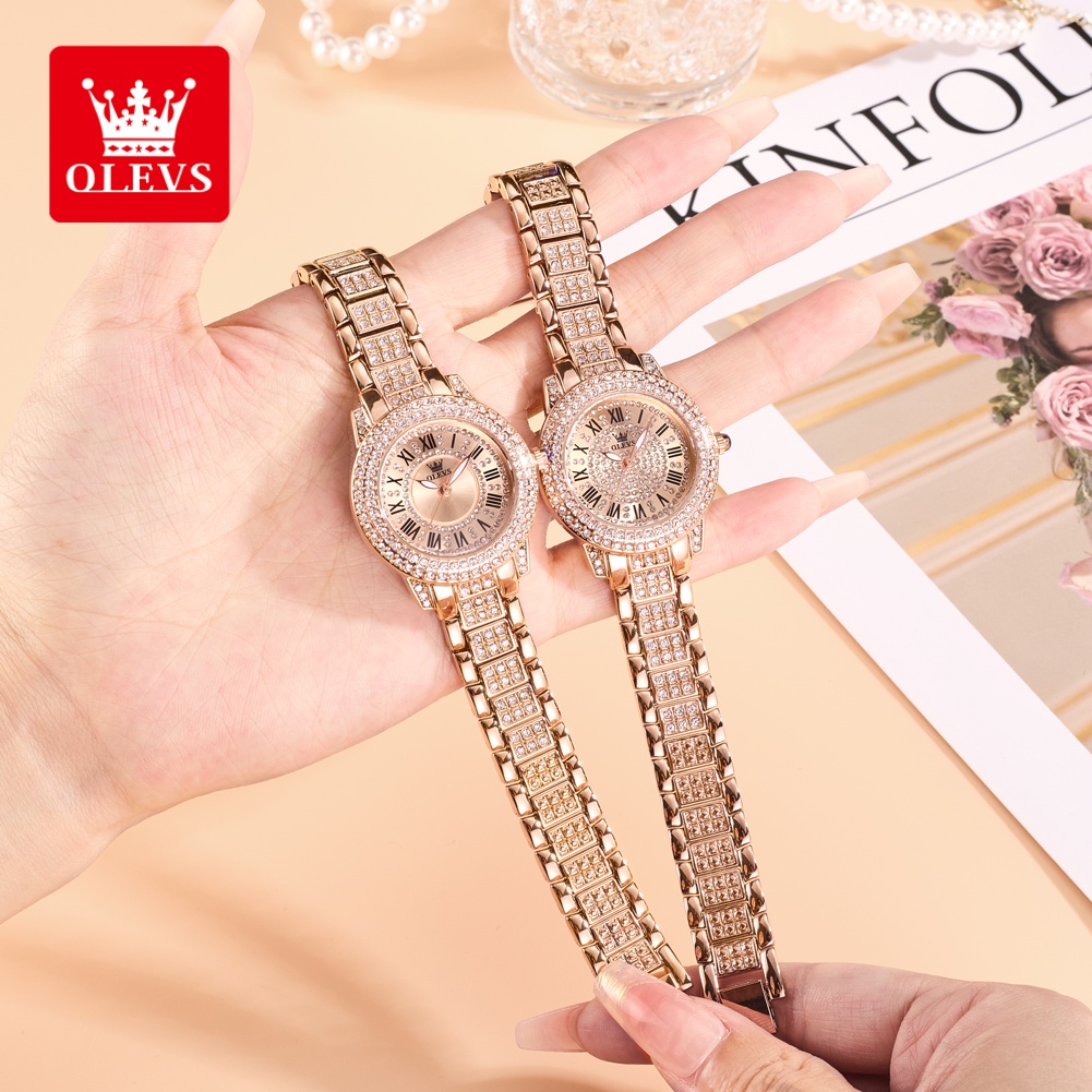 Luxury Women'S Watch - OLEVS 럭셔리 패션 여성용 시계 다이아몬드