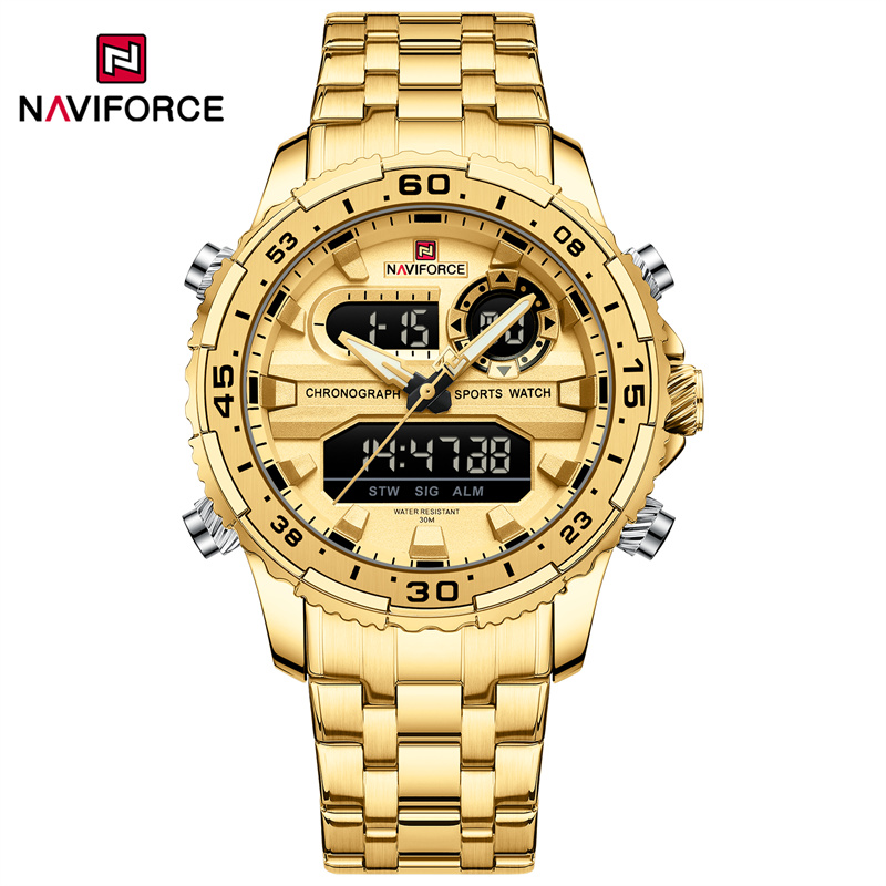 Luxury Watch Trading - NAVIFORCE 남자 쿼츠 시계 럭셔리 무역