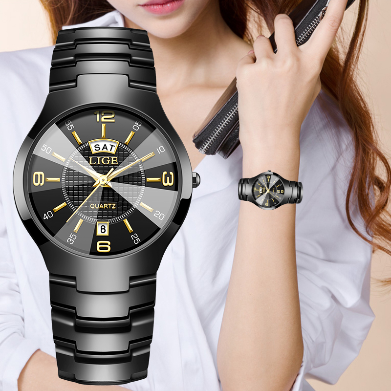 Luxury Women'S Watch - LIGE 패션 우아한 여성용 손목시계 럭셔리