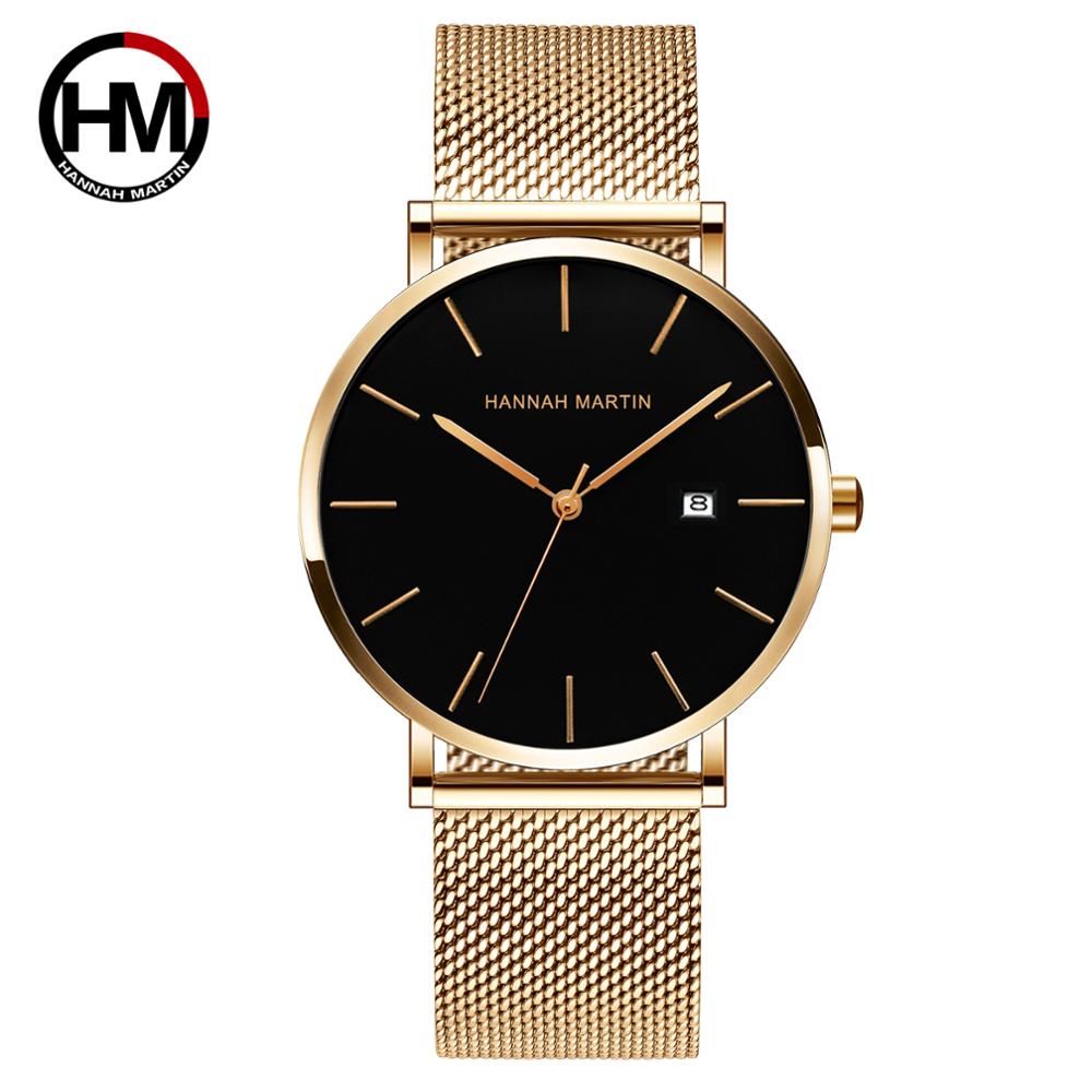 Luxury Watch Japan Brand - 일본 석영 달력 운동 울트라 얇은