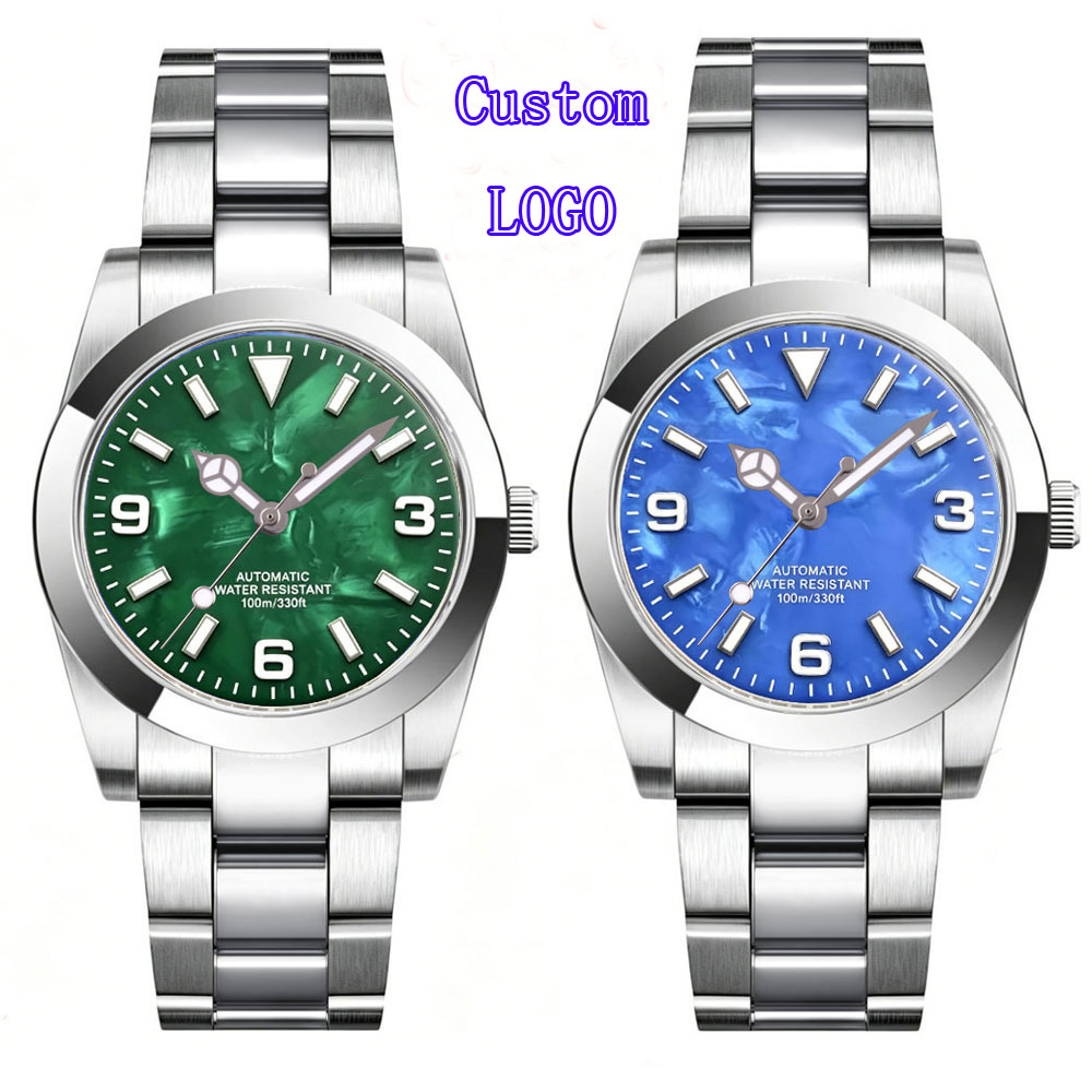 Luxury Watch Logos - 커스텀 로고 시계 36mm 39mm 자개