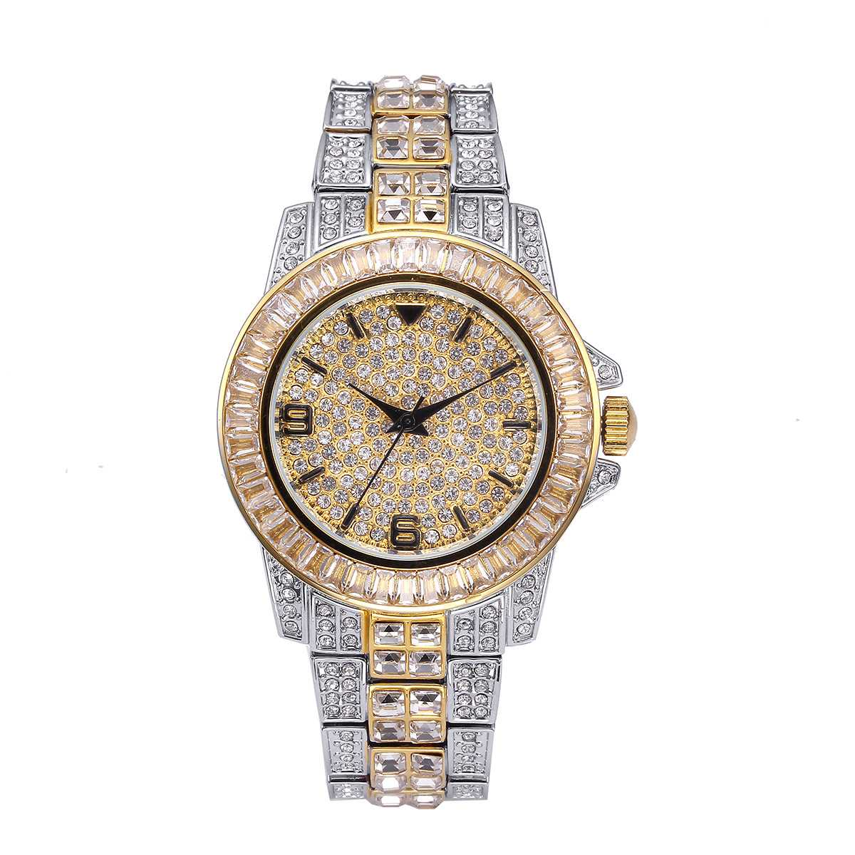Luxury Women'S Watch - 럭셔리 풀 스톤 쿼츠 시계 남녀