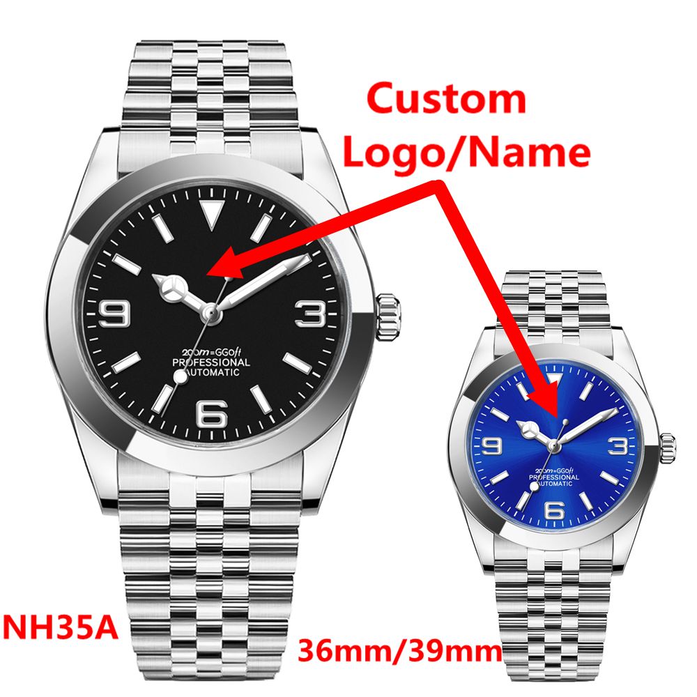 Luxury Watch Logos - 맞춤형 로고 고급 NH35 시계 여성