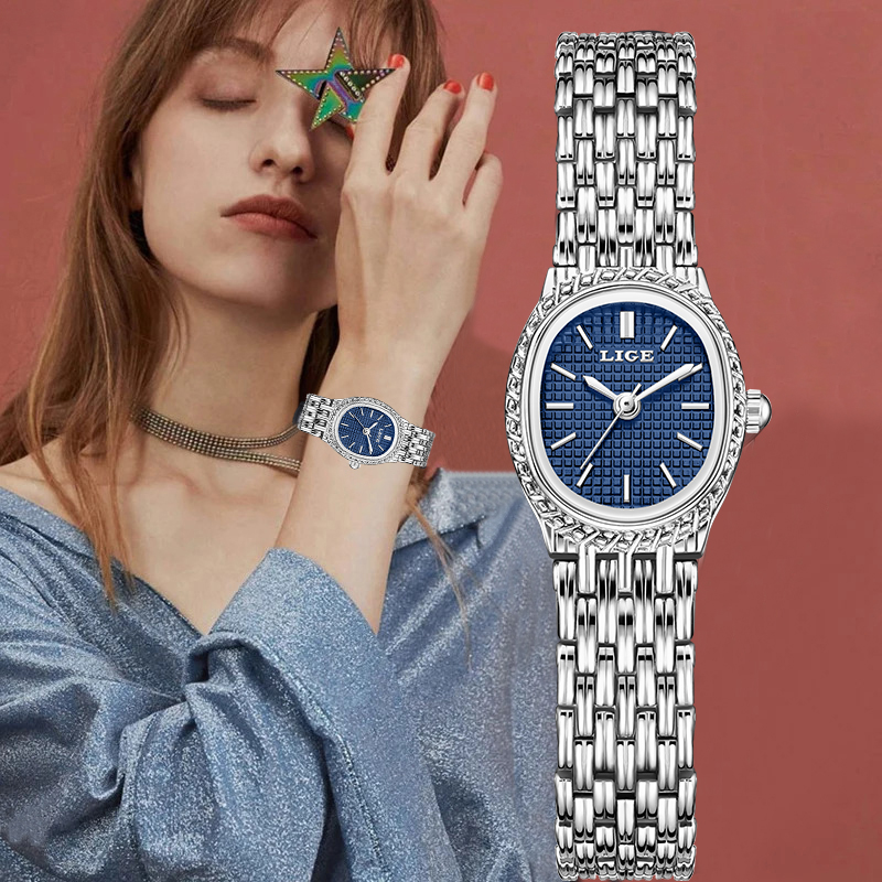 Luxury Women'S Watch - LIGE 패션 럭셔리 쿼츠 여성 시계