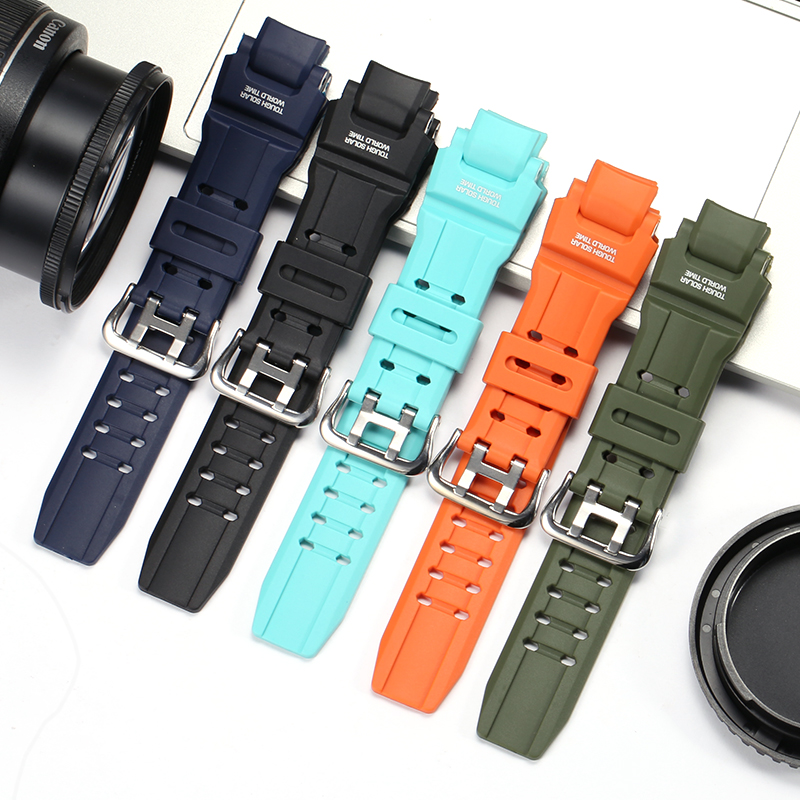 Luxury Watch G Shock - 남성용 스포츠 방수 고무 교체 밴드,