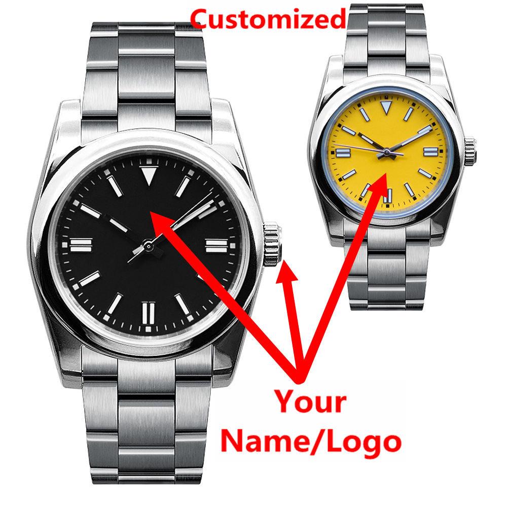 Luxury Watch Logos - 커스텀 로고 남성용 시계 사파이어 럭셔리