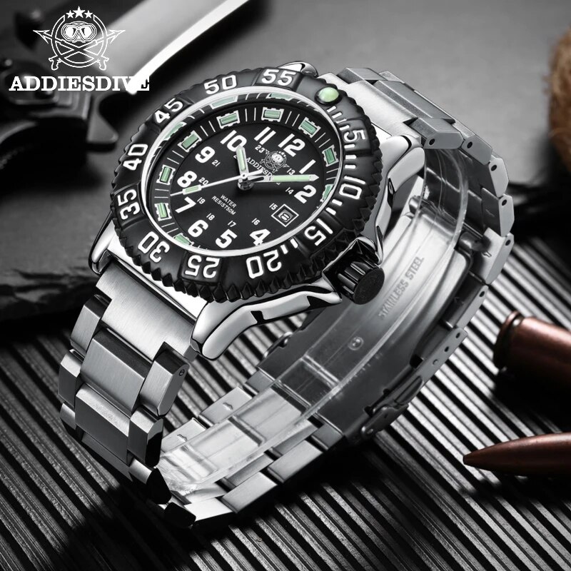 Diver Watch 300M - Addies Dive 남성용 패션 캐주얼 시계