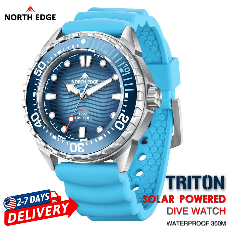Diver Watch 300M - NORTH EDGE 2026 뉴 트리톤 태양광