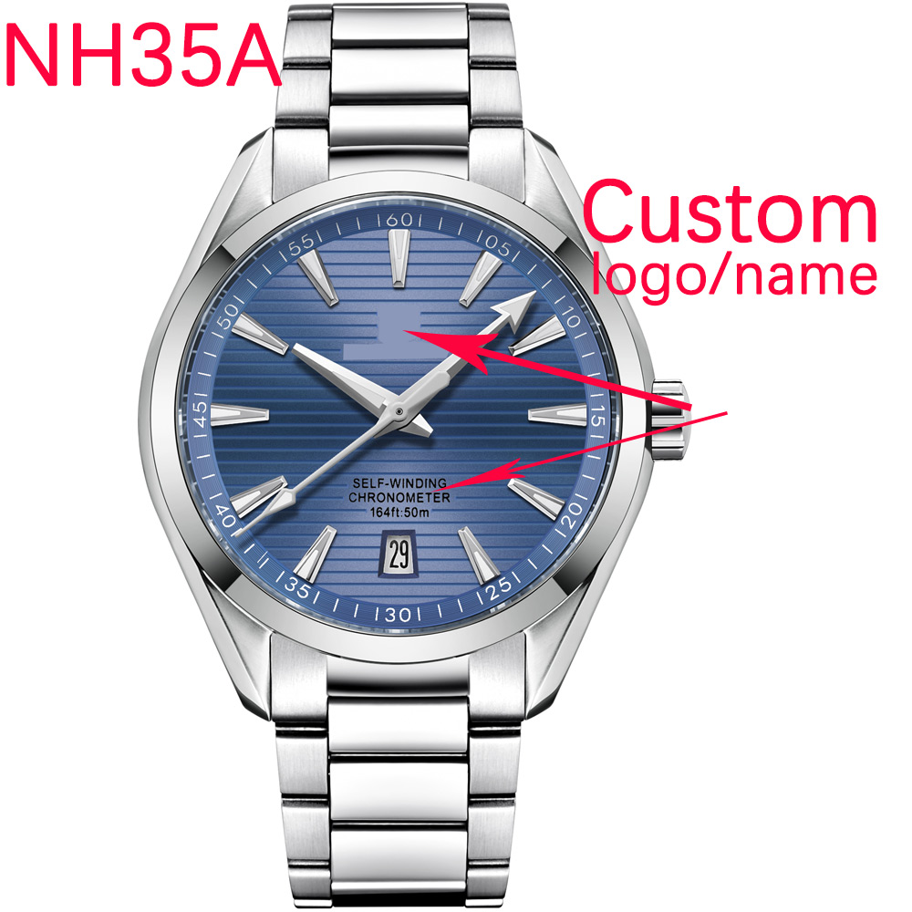 Luxury Watch Logos - 럭셔리 NH35 무브먼트 커스텀 로고 41mm