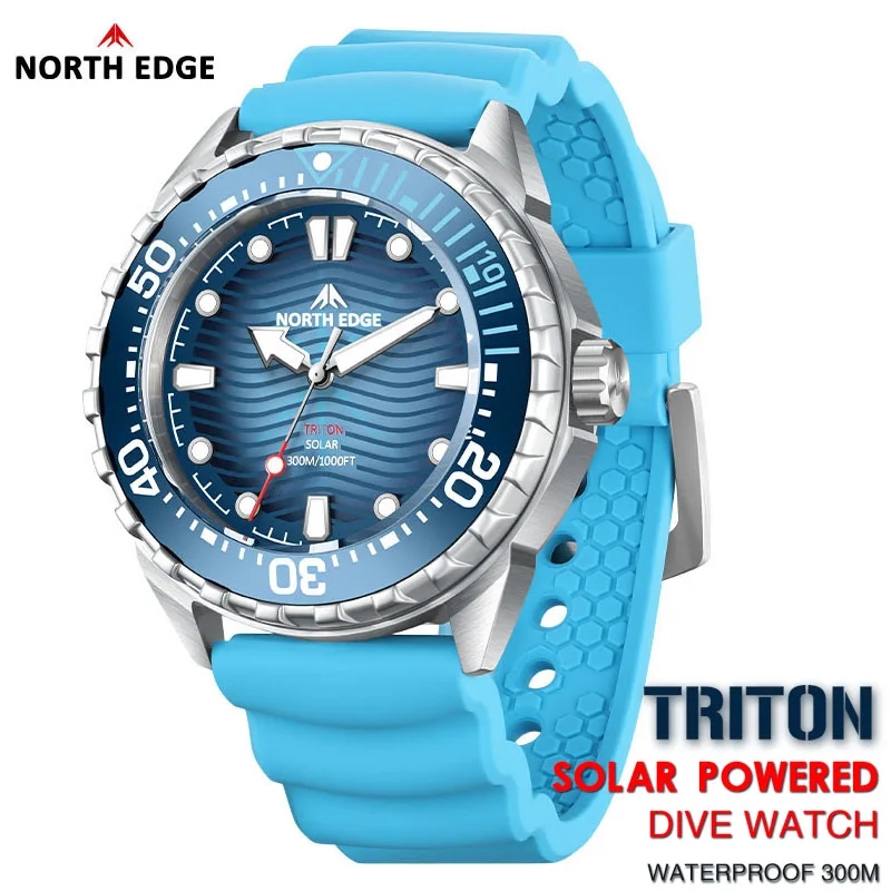 Diver Watch 300M - NORTH EDGE 2025 뉴 트라이톤 솔라