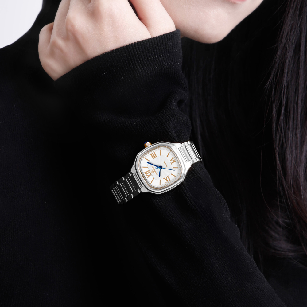 NAVIFORCE 럭셔리 여성용 시계 스퀘어 다이얼 쿼 - Quiet Luxury Watch 리뷰 및 가격
