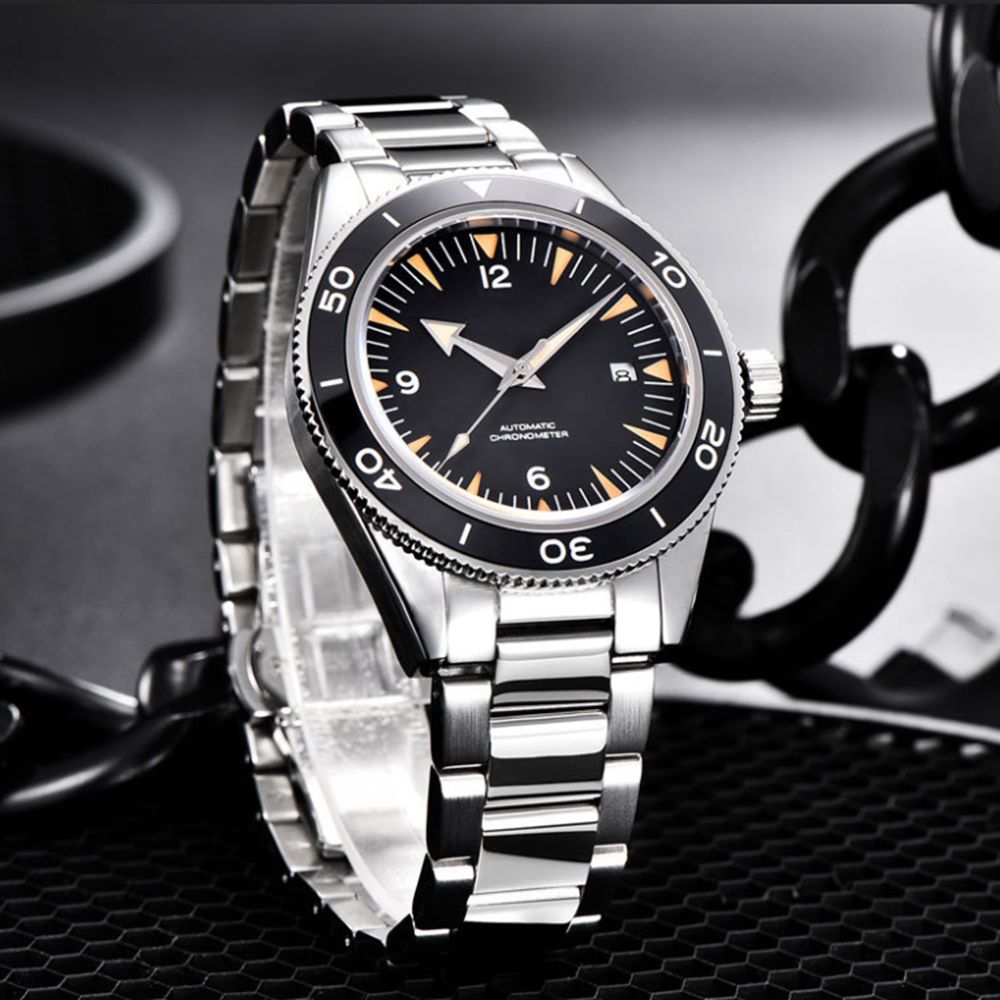 사용자 정의 로고 NH35 무브먼트 시계 10bars  - Luxury Watch Logos 리뷰 및 가격