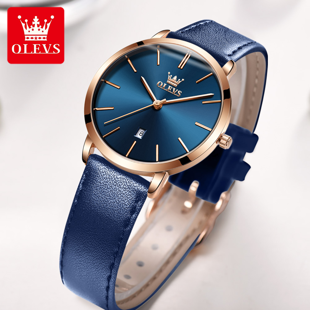OLEVS 패션 울트라 얇은 여성 시계 여성을위한 최고 - Luxury Watch Leather Strap 리뷰 및 가격