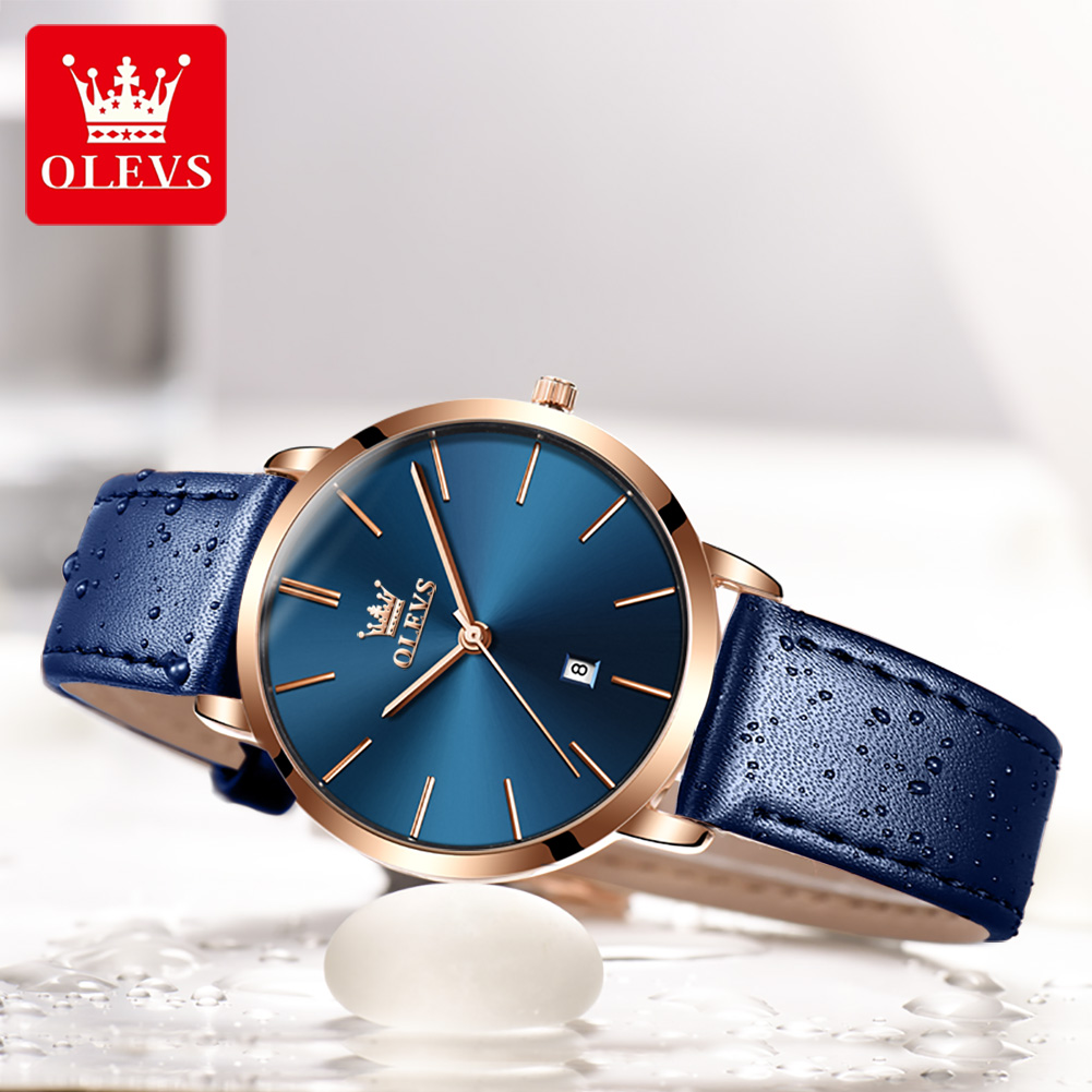OLEVS 패션 울트라 얇은 여성 시계 여성을위한 최고 - Luxury Watch Leather Strap 리뷰 및 가격