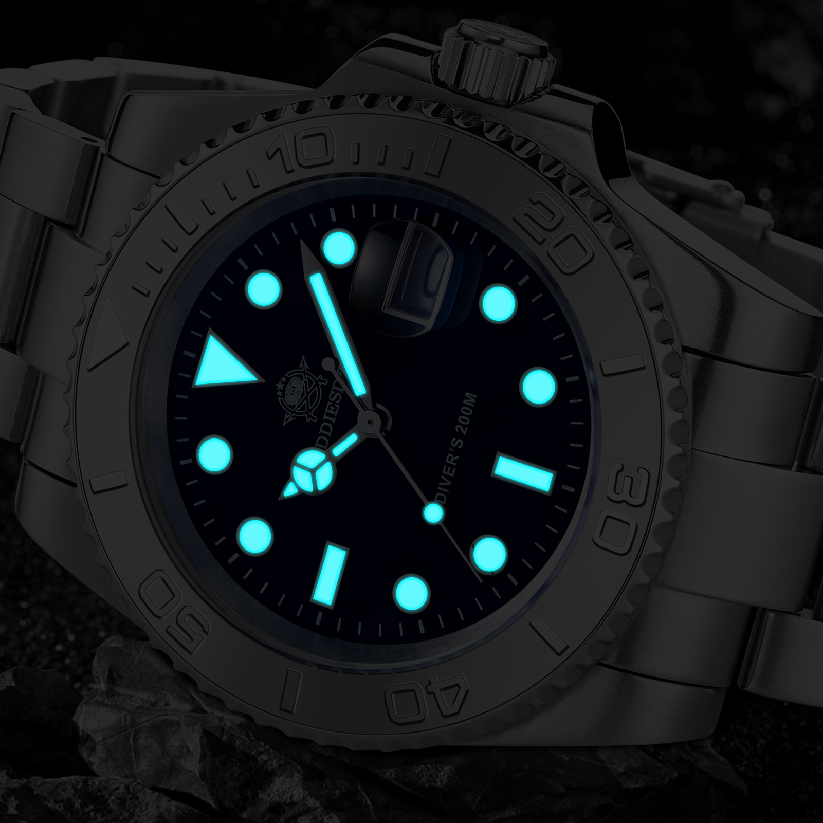 ADDIESIDVE 남성용 스테인리스 스틸 시계, 다이 - Diver Watch 300M 리뷰 및 가격