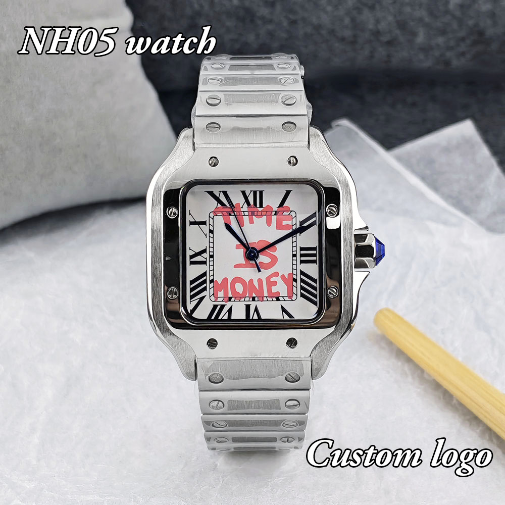 새로운 NH05 스퀘어 시계 시간은 돈이다 시계 여성용 - Luxury Watch Logos 리뷰 및 가격