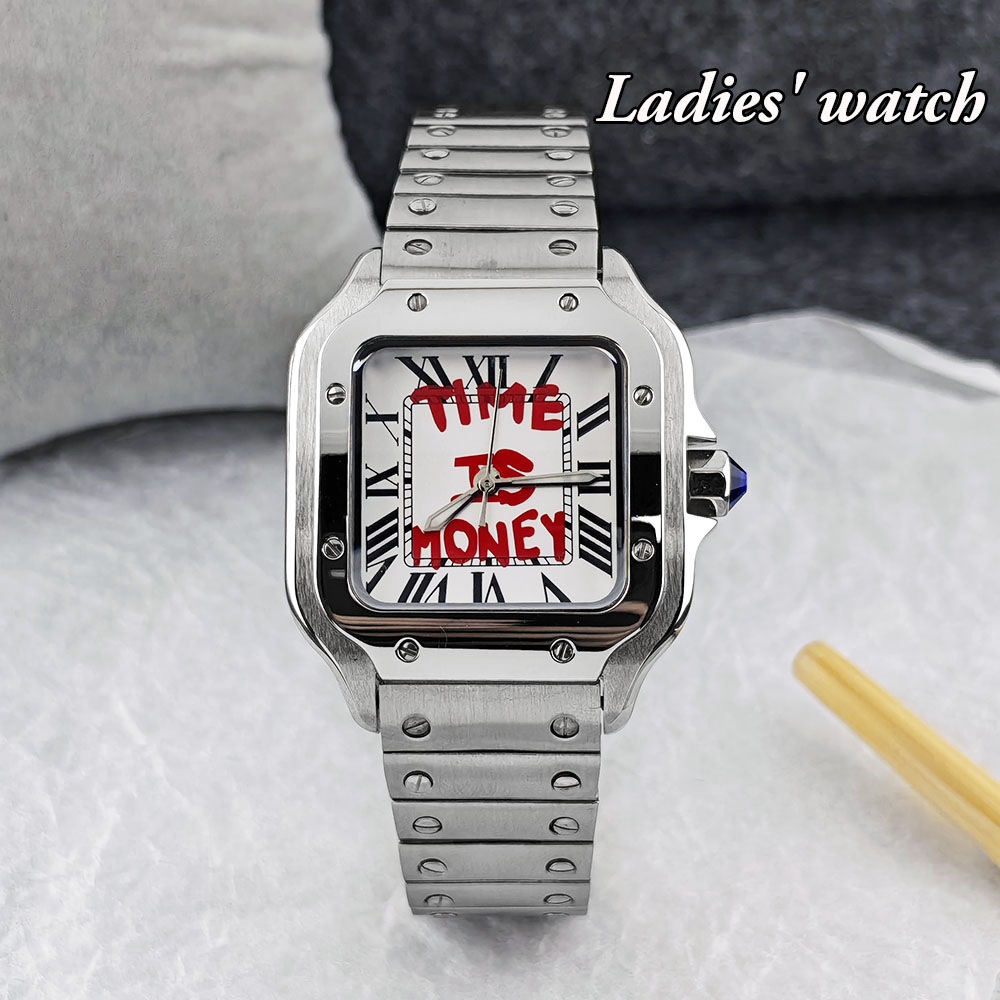 새로운 NH05 스퀘어 시계 시간은 돈이다 시계 여성용 - Luxury Watch Logos 리뷰 및 가격