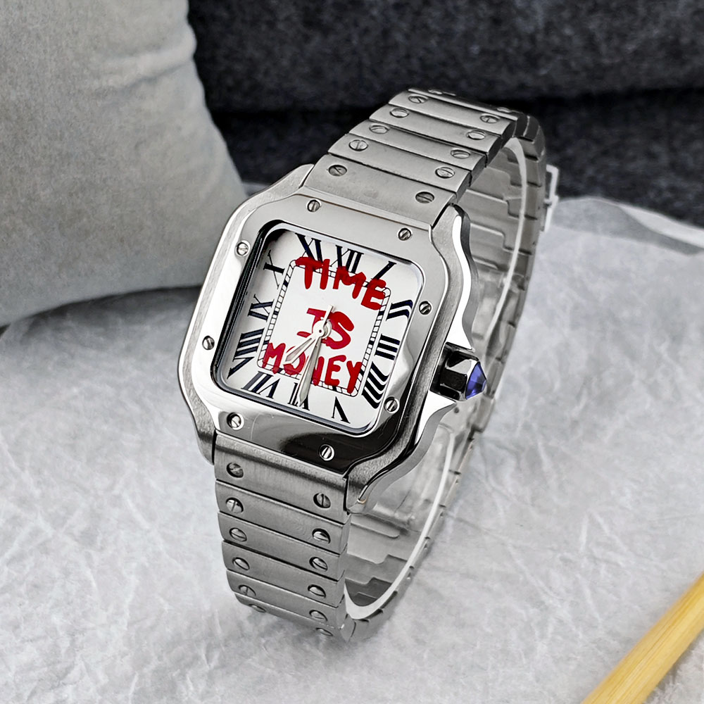 새로운 NH05 스퀘어 시계 시간은 돈이다 시계 여성용 - Luxury Watch Logos 리뷰 및 가격