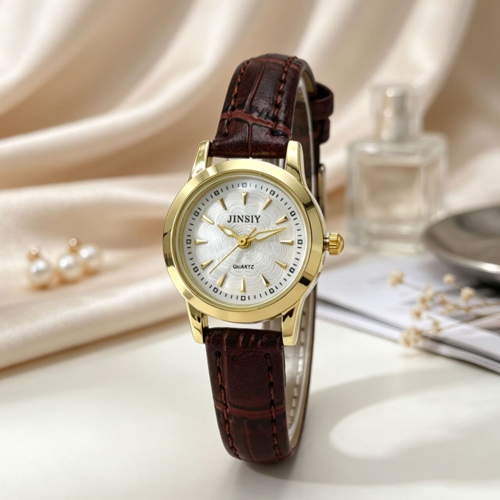 패션 가죽 스트랩 쿼츠 시계 고급 여성 시계 선물 여성 - Luxury Watch Leather Strap 리뷰 및 가격