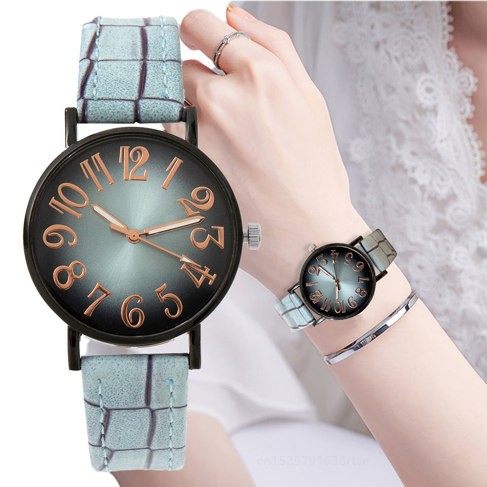 럭셔리 여성 시계 패션 빈티지 디지털 여성 석영 시계  - Luxury Watch Leather Strap 리뷰 및 가격