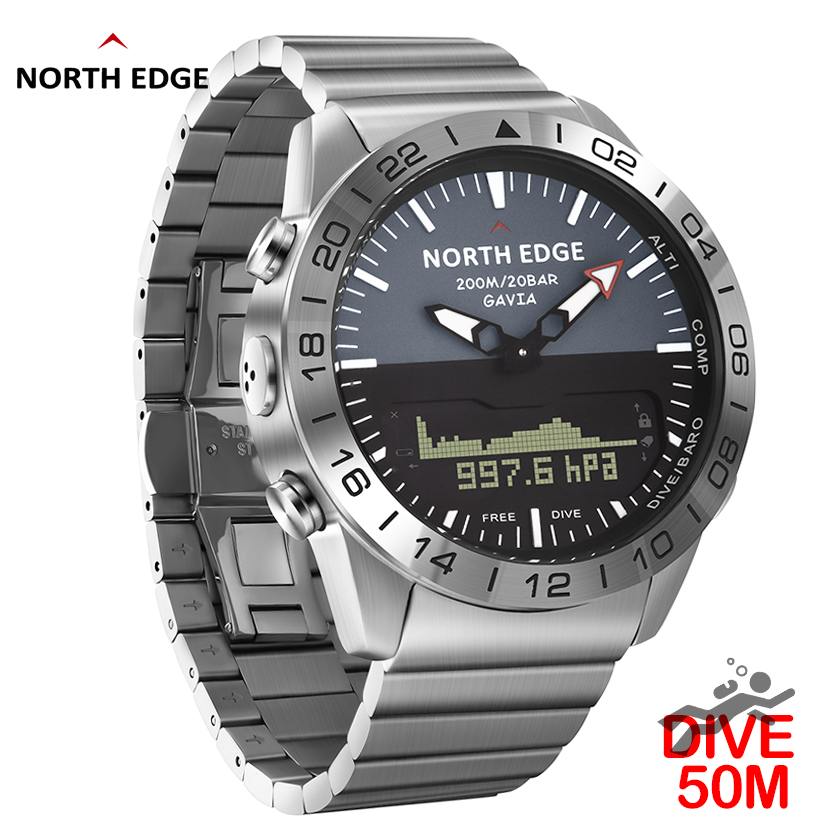 NORTH EDGE 남성용 다이브 시계 군용 럭셔리 풀 - Diver Watch 300M 리뷰 및 가격