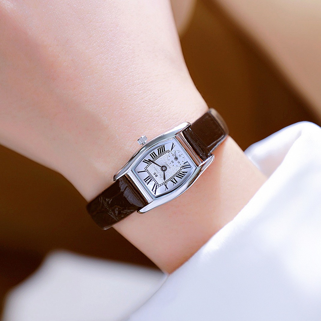 BS 여성용 시계 다목적 복고풍 스타일 럭셔리 브랜드  - Luxury Watch Leather Strap 리뷰 및 가격