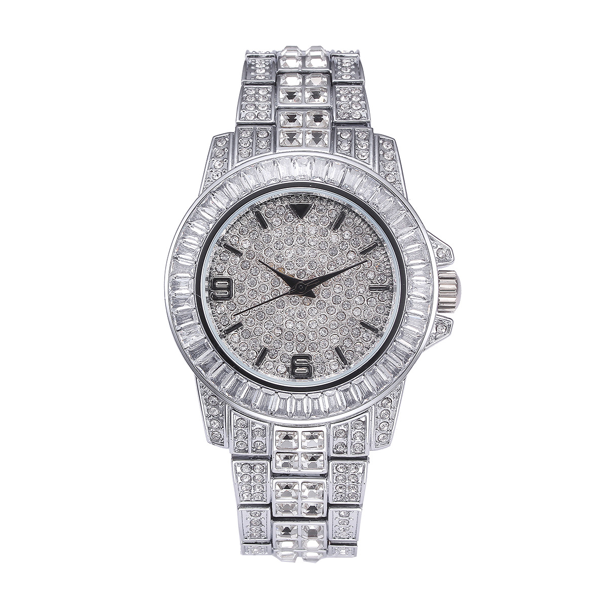 럭셔리 풀 스톤 쿼츠 시계 남녀 힙합 골드 패션 손목시 - Luxury Women'S Watch 리뷰 및 가격