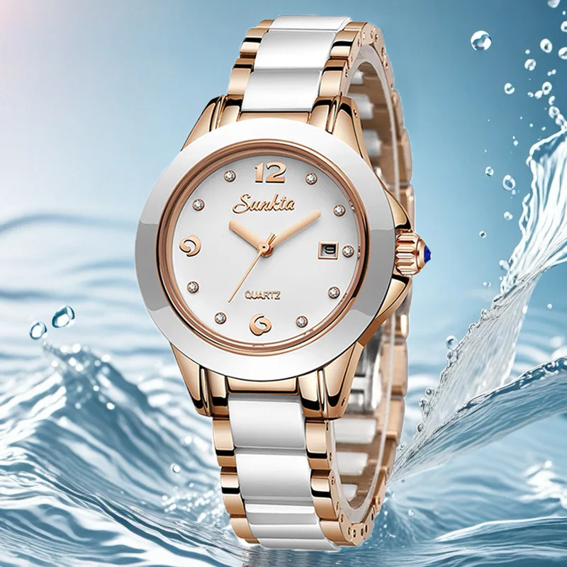 Sunkta 패션 캐주얼 쿼츠 여성 시계 우아한 럭셔리 - Luxury Women'S Watch 리뷰 및 가격