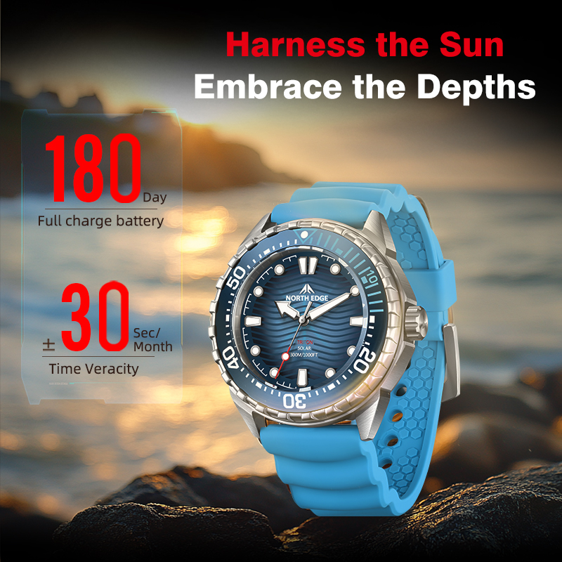 NORTH EDGE 2026 뉴 트리톤 태양광 다이버  - Diver Watch 300M 리뷰 및 가격