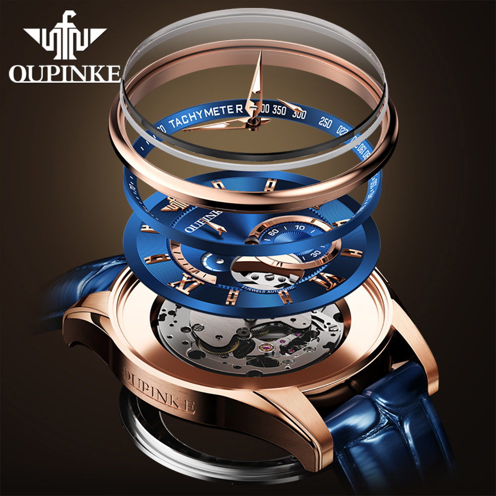 OUPINKE 3222 남성용 오토매틱 시계, 오리지널 - Luxury Watch Japan Brand 리뷰 및 가격