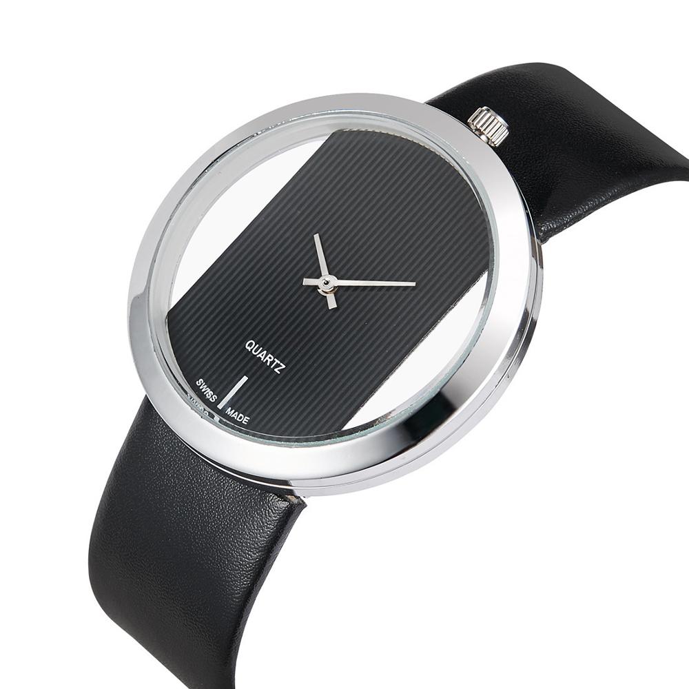 여성 시계 톱 브랜드 럭셔리 중공 숙녀 손목 시계 여성 - Luxury Watch Leather Strap 리뷰 및 가격