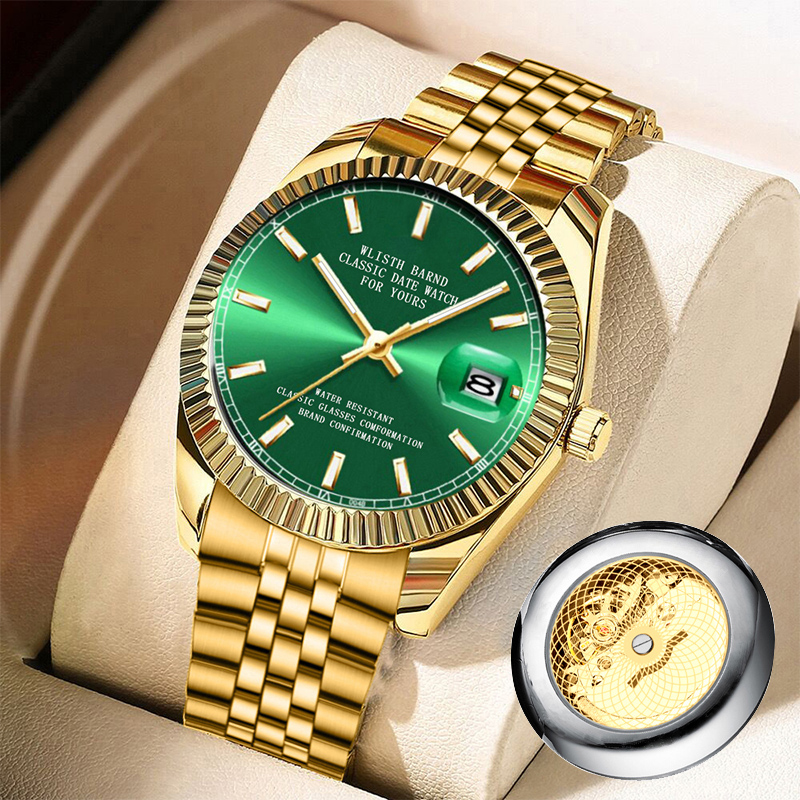 남성용 방수 기계식 쿼츠 시계, 나비 버클, 패셔너블한 - Luxury Watch Trading 리뷰 및 가격