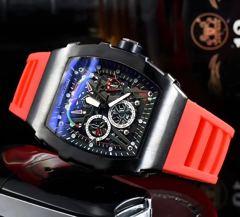 남성용 대형 다이얼 쿼츠 스포츠 사각 야광 시계 (해외 - Luxury Watch Trading 리뷰 및 가격