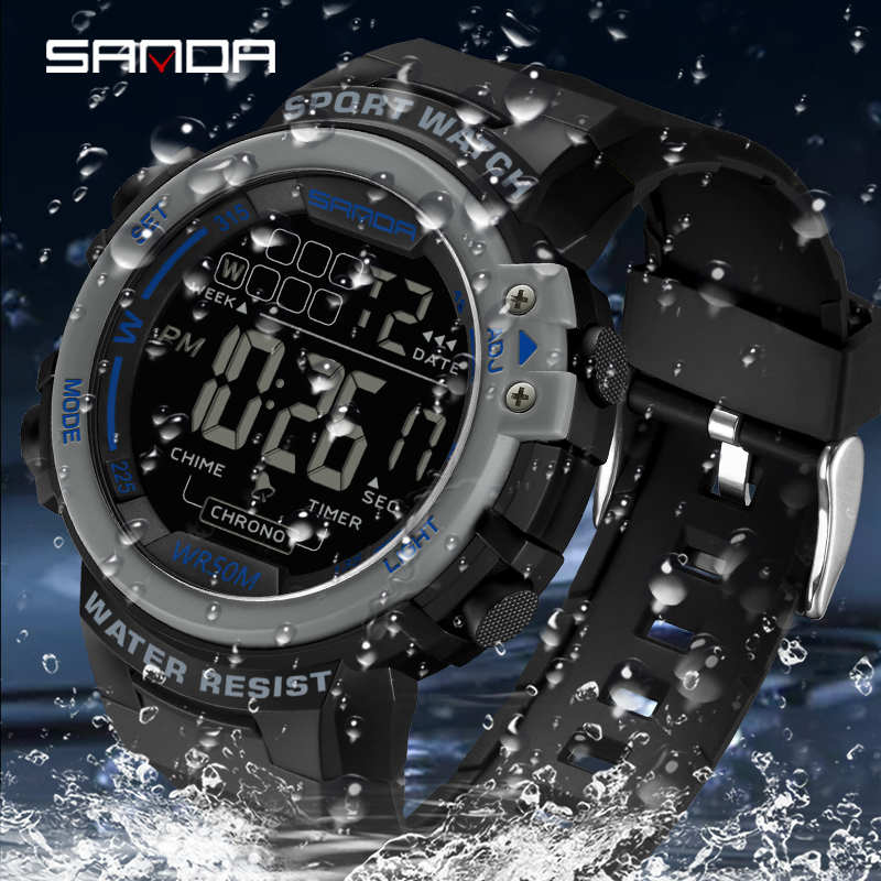 SANDA 럭셔리 패션 G 스타일 남성 스포츠 시계,  - Luxury Watch G Shock 리뷰 및 가격