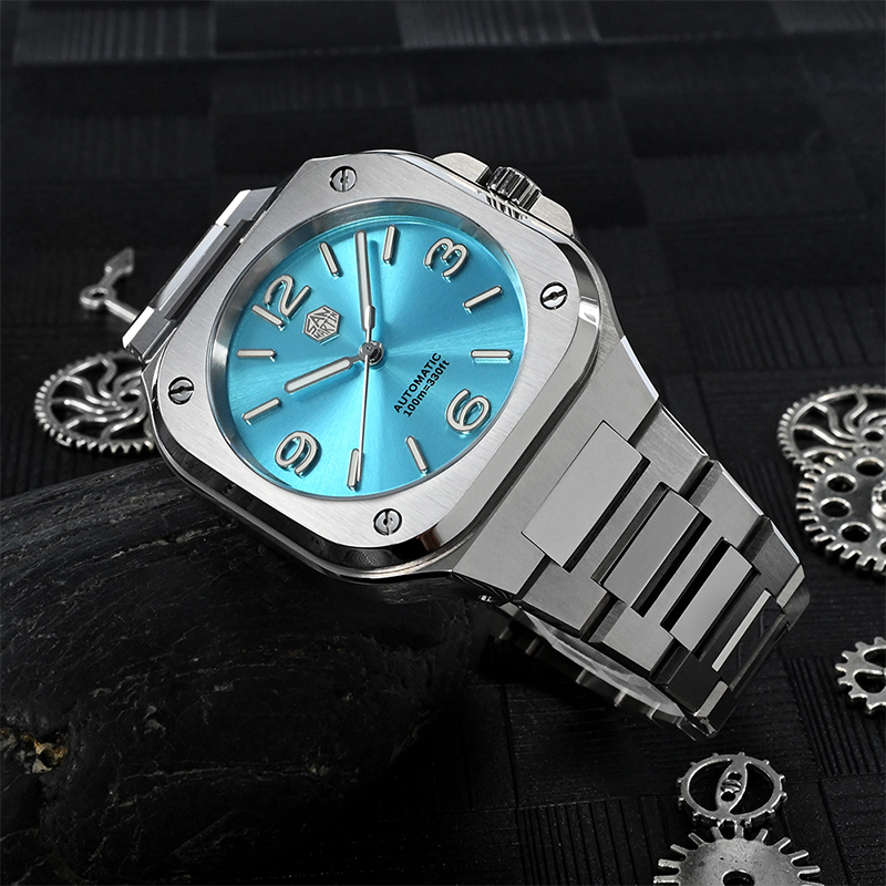 산 마틴 남자 자동 시계 40MM 럭셔리 시계 광장 기 - Luxury Watch G Shock 리뷰 및 가격
