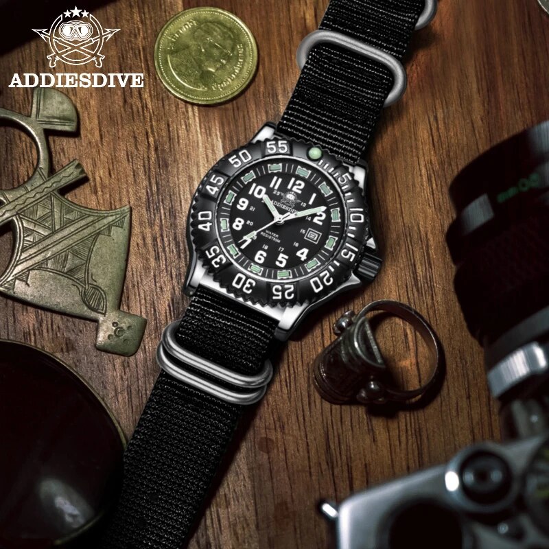 Addies Dive 남성용 패션 캐주얼 시계 달력 디 - Diver Watch 300M 리뷰 및 가격