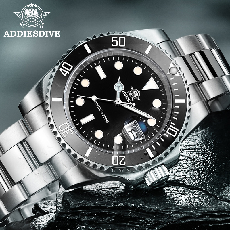 ADDIESDIVE 남성용 고급 스테인레스 스틸 쿼츠  - Luxury Watch Drawing 리뷰 및 가격