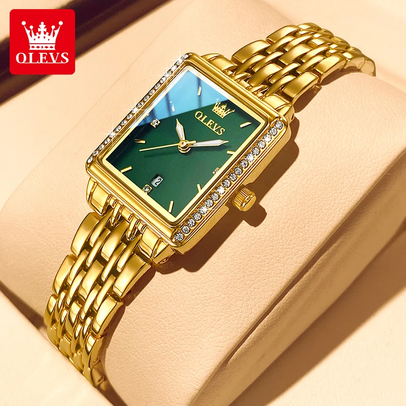 OLEVS 9995 여성용 날짜 표시 시계, 고급 방수 - Luxury Watch Logos 리뷰 및 가격