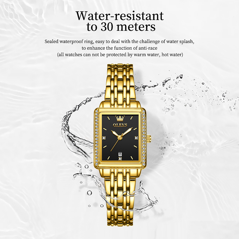 OLEVS 9995 여성용 날짜 표시 시계, 고급 방수 - Luxury Watch Logos 리뷰 및 가격