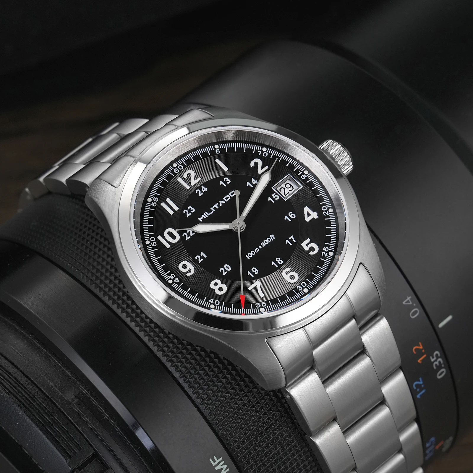 밀리타도 ML08 빈티지 쿼츠 시계 론다 515 무브먼 - Diver Watch 300M 리뷰 및 가격
