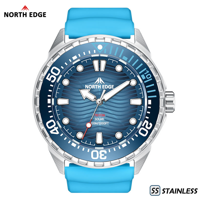 노스 엣지 트리톤-TI 티타늄 스테인리스 태양광 다이빙 - Diver Watch 300M 리뷰 및 가격
