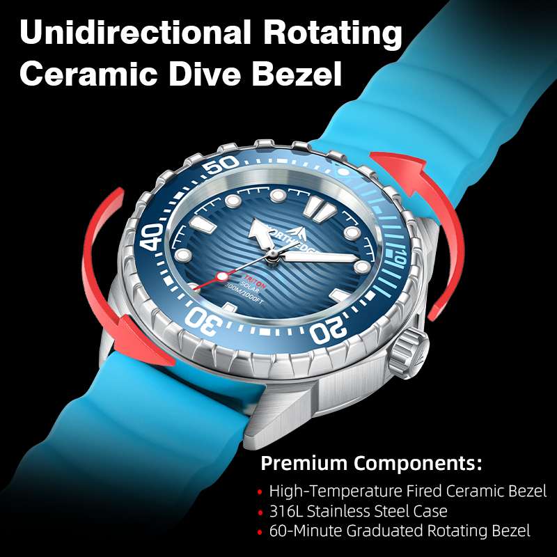 NORTH EDGE 2026 뉴 트리톤 태양광 다이빙  - Diver Watch 300M 리뷰 및 가격