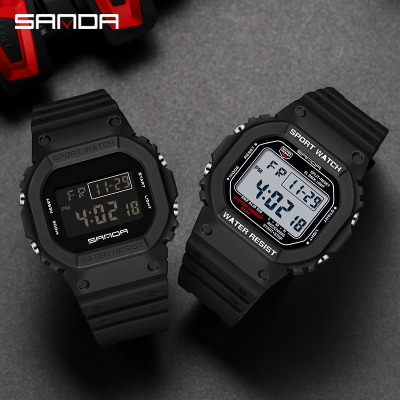 SANDA G 스타일 디지털 시계 남자 야외 방수 스포 - Luxury Watch G Shock 리뷰 및 가격