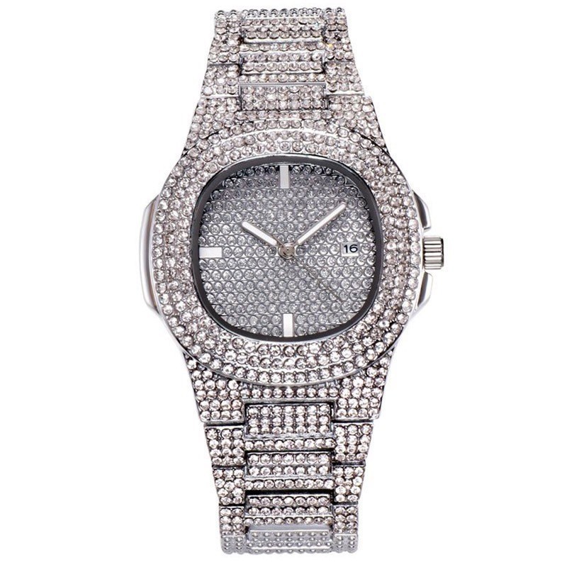 신상 패션 풀 다이아몬드 남성용 시계, 별이 빛나는 하 - Luxury Watch Trading 리뷰 및 가격